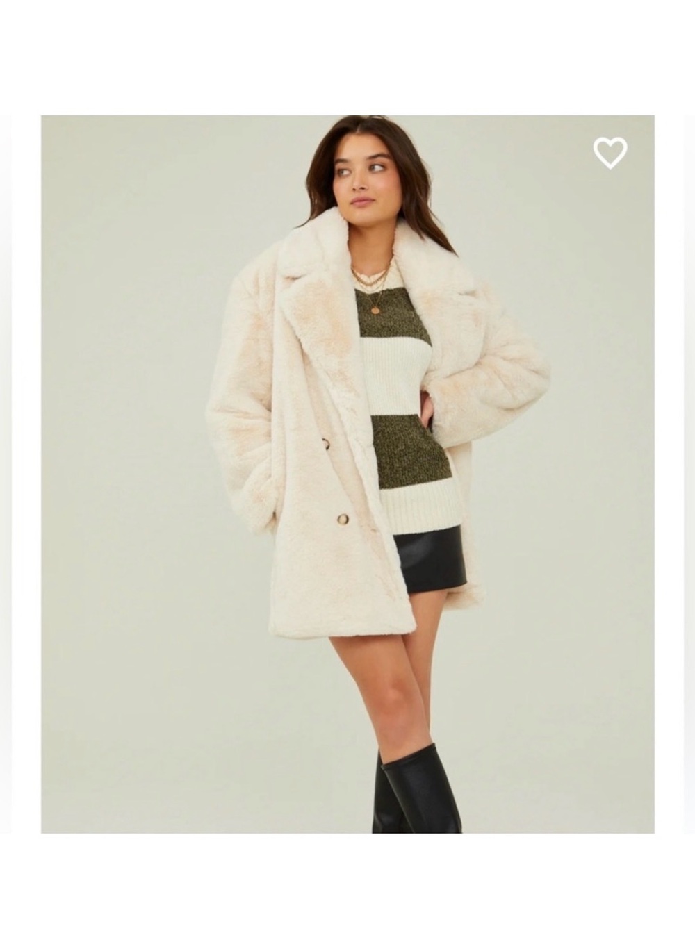 Altar’d State Toni Long Fur Jacket